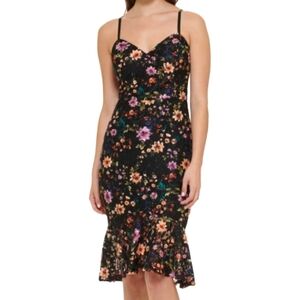 Guess lace trumpet dress